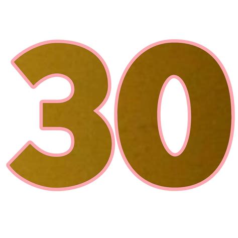 30th Birthday Sign - Pink and Gold