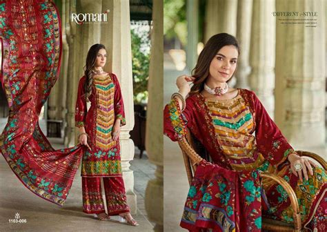 Romani Fashion Mahira Cotton Dress Material New Catalog
