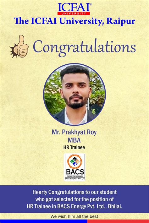 Placements|Training and Placement|The ICFAI University Raipur|MBA|MCA ...