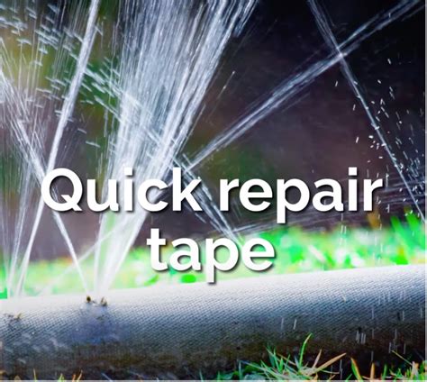 self fusing tape ; emergency maintenance ; pipe repair