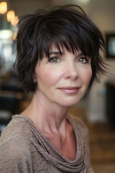 28 Short Shag With Bangs Hairstyles For Every Face Shape | Short hair ...