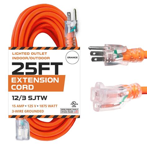 Heavy Duty 12 Gauge Extension Cord Prime Wire & Cable EC511835 100ft