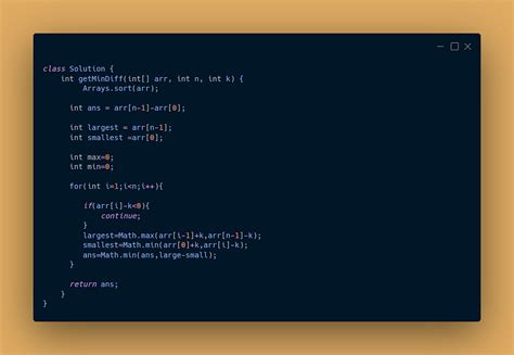 Minimize the Heights II Java Solution 的图像结果