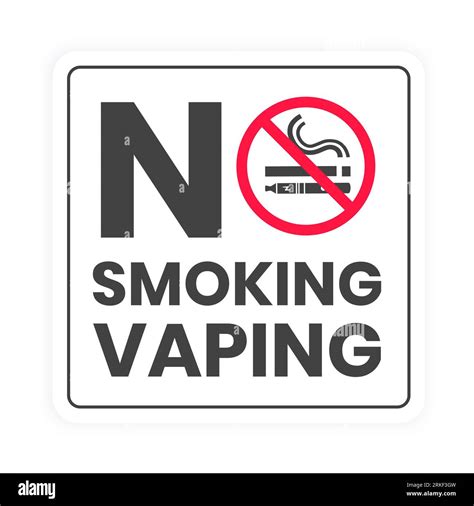 No smoking no vaping sign Stock Vector Image & Art - Alamy