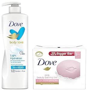 Buy Dove Pink Rosa Beauty Bathing Bar 125G (Combo Pack Of 3) With ...