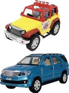 Giftary Set Of 2 Small Size Made Of Plastic Indian Automobile Model ...