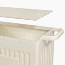 HOFASON 60L Sturdy Laundry Hamper with Lid, Clothes Laundry Basket on ...