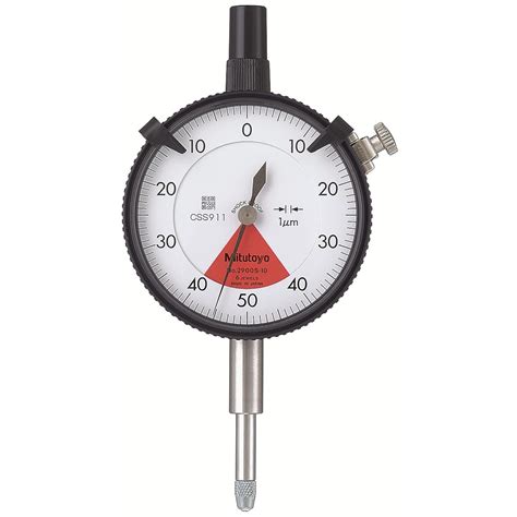 Mitutoyo 2900SB-10 Dial Indicator, M2.5X0.45 Thread, 8mm Stem Dia., One ...