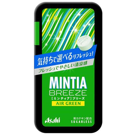 Asahi Group Foods Mintia Breeze Air Green 30 Tablets Sugarless | Pack ...