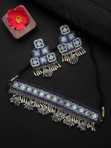 CARDINAL Fabric Blue Jewellery Set Price in India - Buy CARDINAL Fabric ...