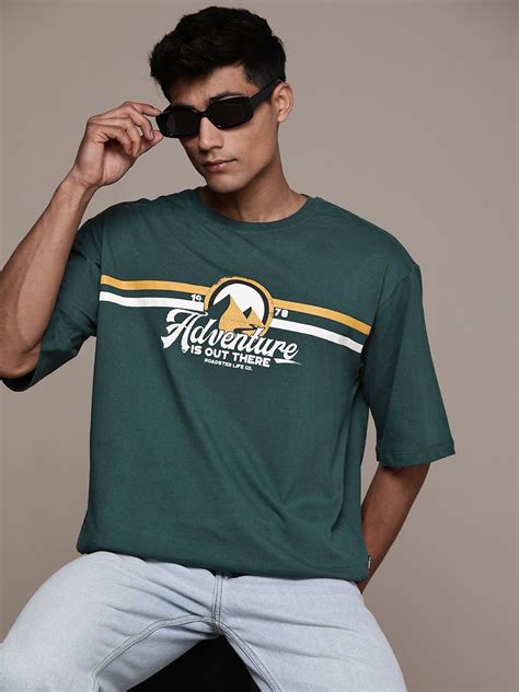 Roadster Men Henley Neck T-shirt with Embroidered Detail - Price History