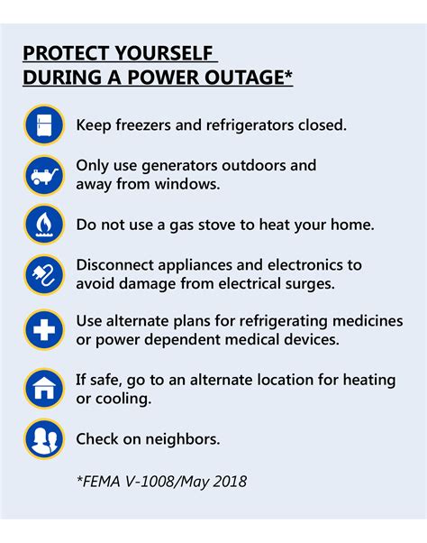 Power Outage Safety Tips 的图像结果