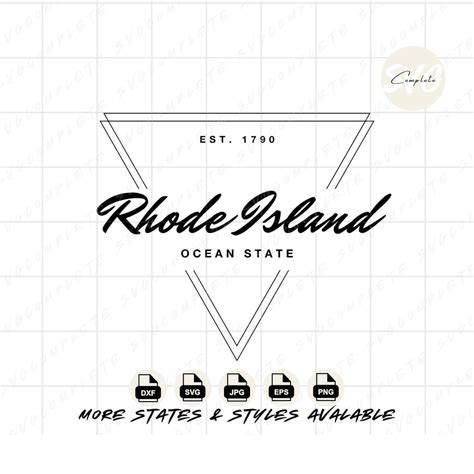 Rhode Island Svg Ocean State Svg Rhode Island Svg State of Rhode Island ...