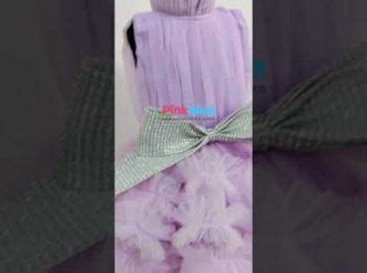 Designer Lavender Ruffle Party Wear Gown Online