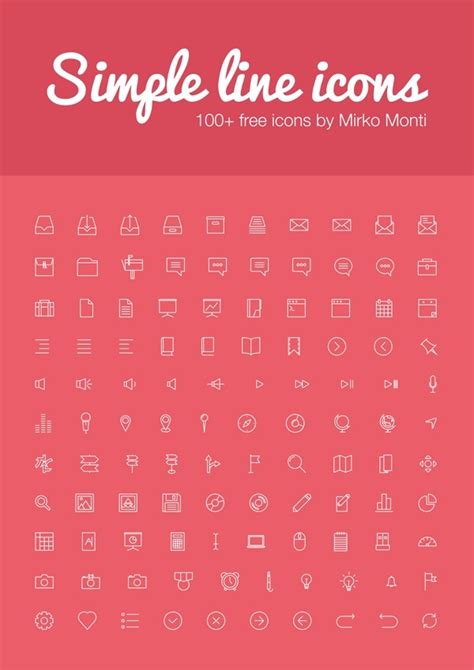 Simple Line Icons Free 的图像结果
