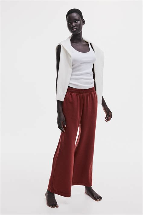 Women's Dark red Sweatpants | H&M IN
