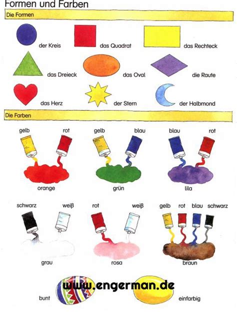Image result for German Colors Worksheet