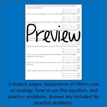 Image result for Ohms Law Free Science Lessons
