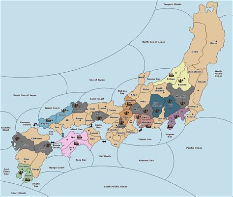 Variants - vDiplomacy - map of japan during sengoku period
