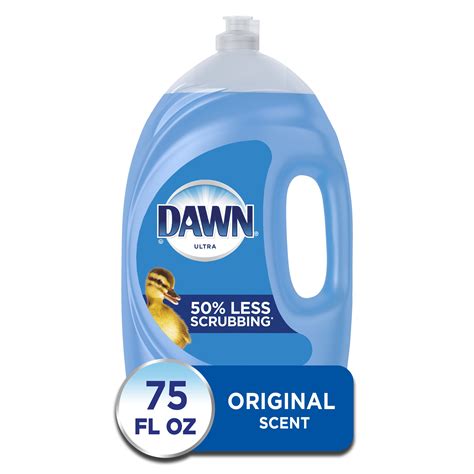Dawn Ultra Power Dishwashing Liquid Detergent, Original Scent, Large 75 ...