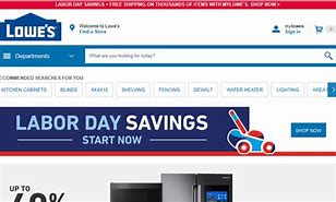 Image result for Lowes Online Shopping Website