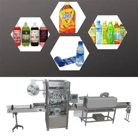Automatic Round Bottle Shrink Label Inserting Machine