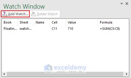 Image result for Excel Add to Floating Table