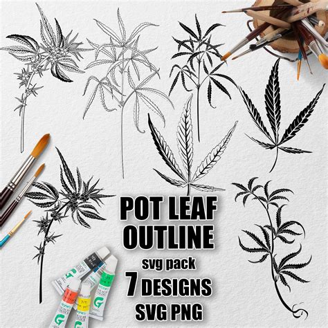 Weed Leaf SVG Bundle – MasterBundles