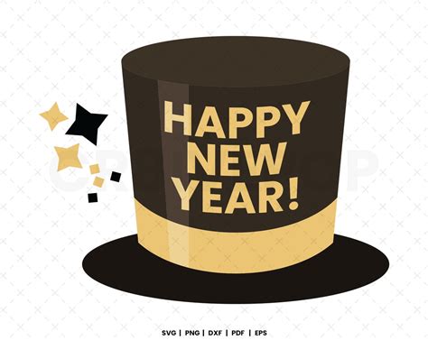Happy New Year Svg, New Year Svg, New Year Png, New Years Eve Svg, New ...