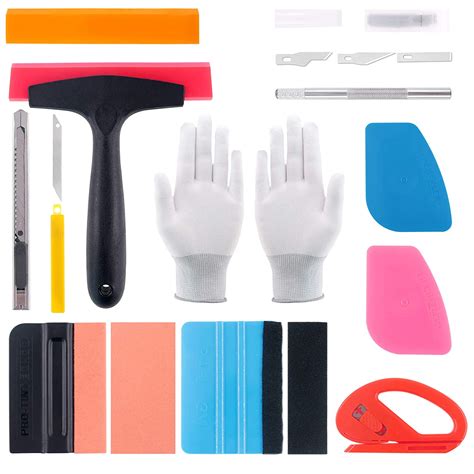 Glarks Car Window Tint Film Tool Kit, 35Pcs Vehicle Vinyl Wrap Tool ...