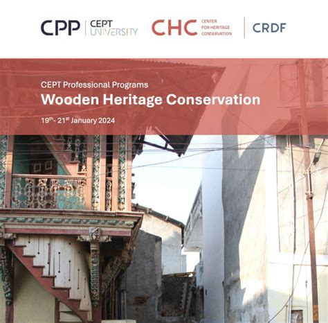 Center For Heritage Conservation (CHC) | CRDF - CEPT Research and ...