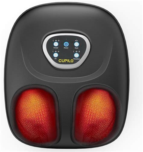 Amazon.com: CuPiLo Shiatsu Foot Massager Machine With Heat Compression ...