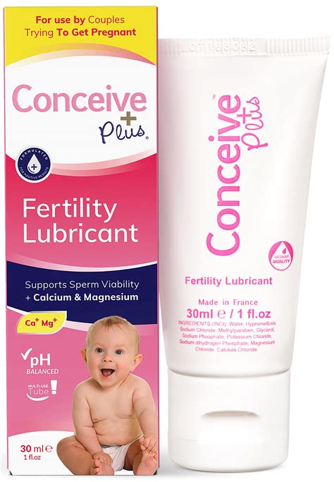 Conceive Plus Fertility Lubricant Gel, Fertility Friendly Lube for ...