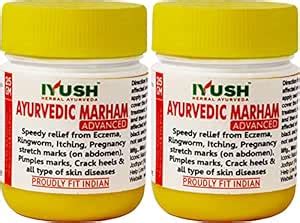 Buy IYUSH HERBAL AYURVEDA Marham Ointment For Itching And Ring Worms ...