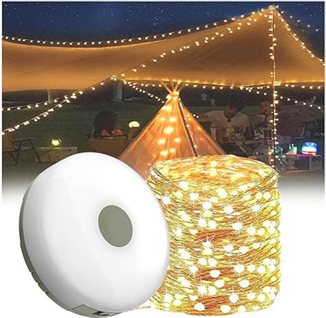 Outdoor Waterproof Portable Stowable String Light, Camping String ...