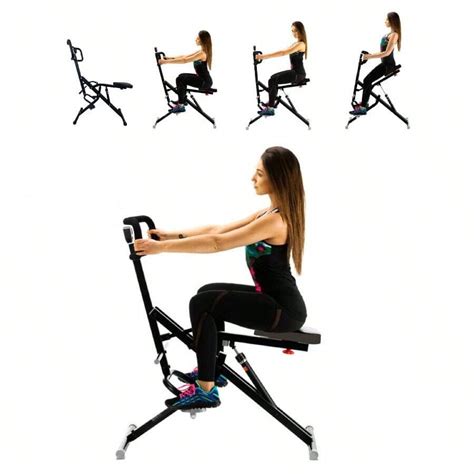 Power Rider Total Crunch Abdominal AB Core Fitness Upright Squat Glutes ...