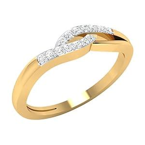 Buy Demira Jewels 14KT Yellow Gold and Diamond Rings for Women at Amazon.in