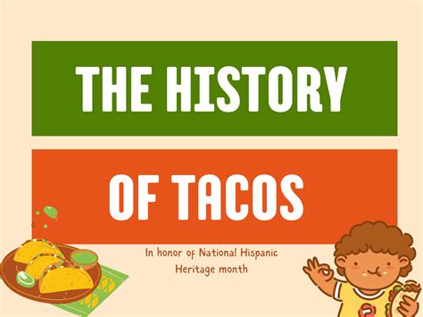 Infographic: The History of Tacos – The Hawk Eye