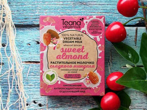 Растительное молочко Teana Сладкого миндаля - «Новинка - натур-продукт ...