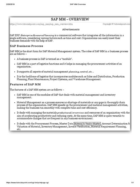 Image result for SAP mm Overview