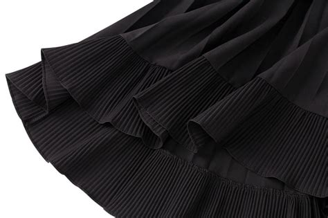 Black Ruffled High-Low Maxi Skirt – MERZI : Premium Skirts & Shorts