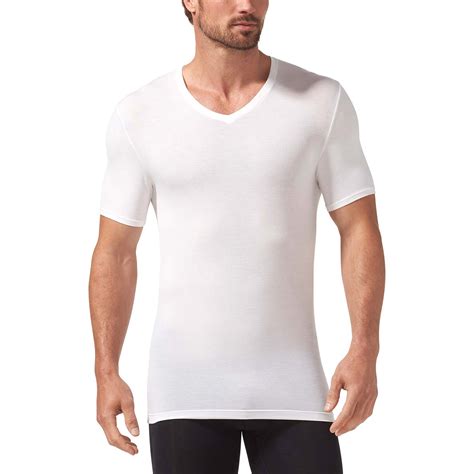 Second Skin Stay-Tucked High V-Neck Undershirt // White (S) - Tommy ...