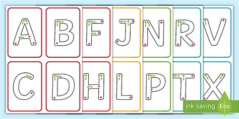 Letter Formation Cards (Upper Case)