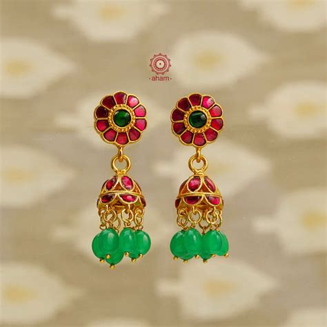 Jhumkies – aham jewellery | handcrafted silver jewellery