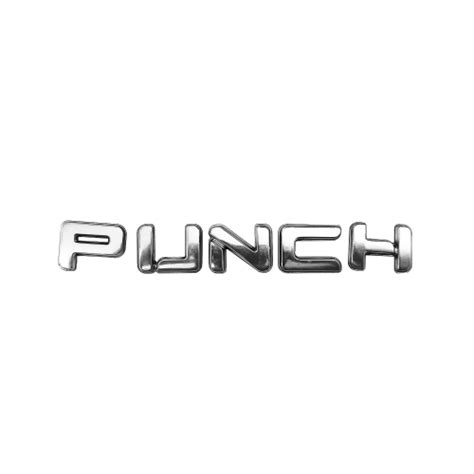 Galio Punch 3D Chrome Letter