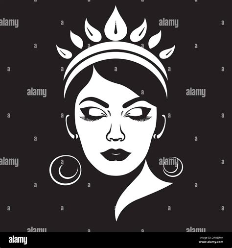 Black silhouette of Queen. Traditional image of the queen side view Stock Vector Image & Art - Alamy