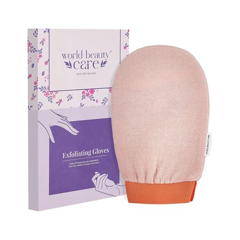 Buy BeautifulMe Durable Moroccan Hammam Exfoliating Mitt Kessa Scrub ...