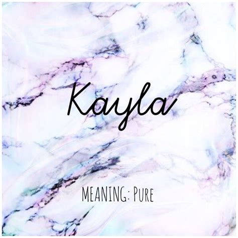 KAYLA #Names #Kayla #BabyNames | Baby names and meanings, Pretty names ...