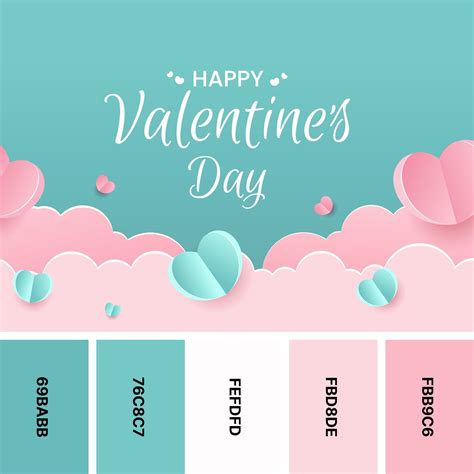 30 Valentine’s Day Color Palettes for Romantic Designs - Color Meanings ...