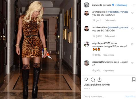 Donatella Versace Smoking
